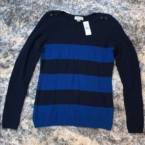 NWT Ann Taylor LOFT Striped Sweater | Small